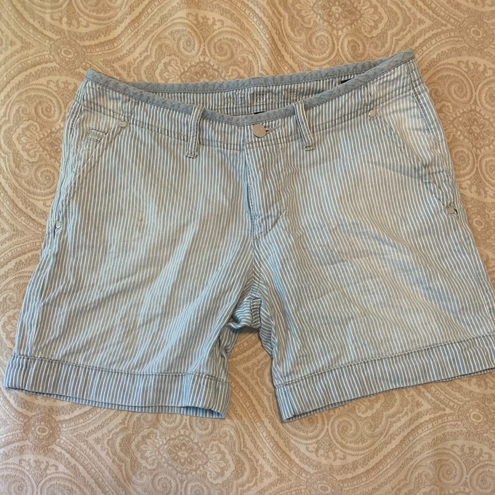 Jag Jeans Engineer Stripe relaxed Jean Shorts